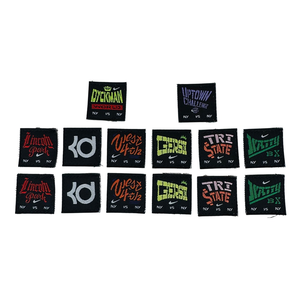 Nike NYC‎ Basketball Patch Set Lot 14 KD Dyckman Uptown Gersh Tri-State NY vs NY
